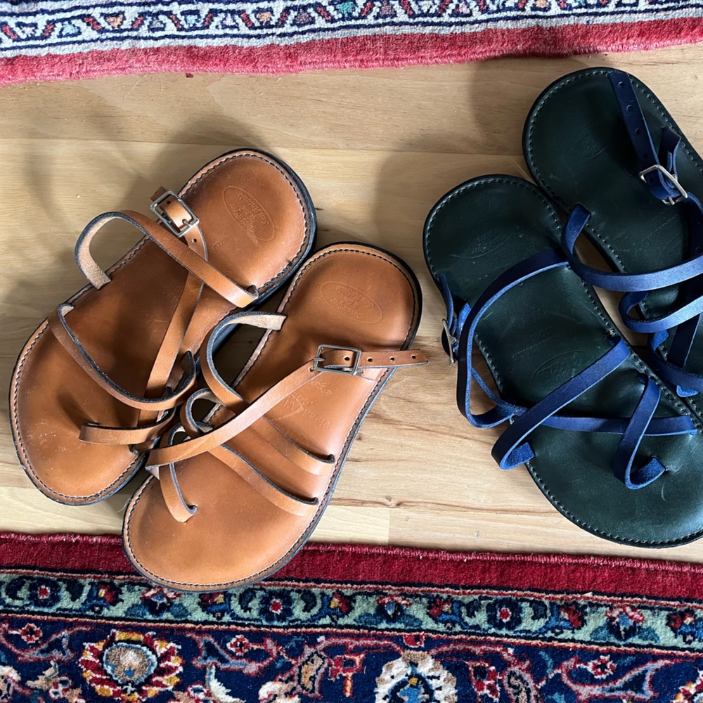 Dave Piper leather sandals